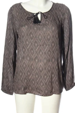 Blusen>Soyaconcept Langarm-Bluse Größe 38 hellgraucreme