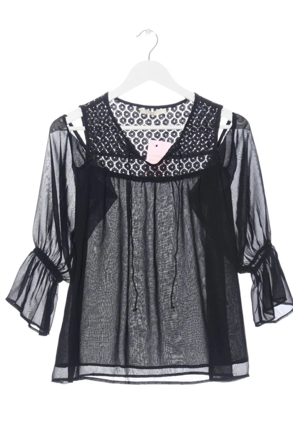 Blusen>Vera & Lucy Langarm-Bluse Größe 36 schwarz