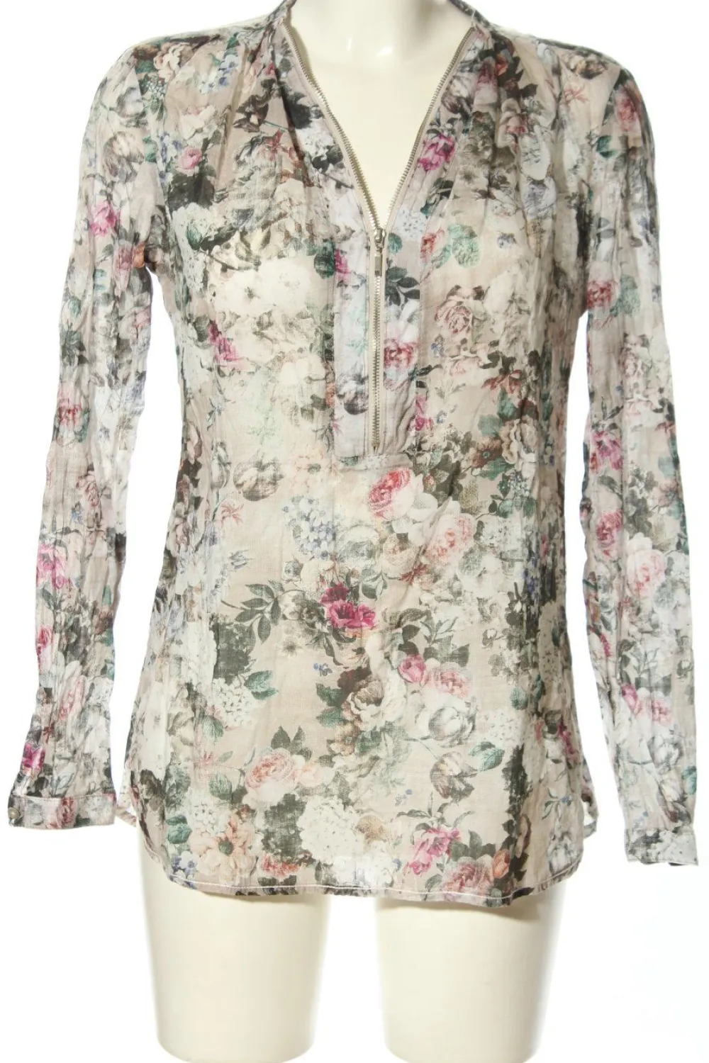 Blusen>Emily van den Bergh Langarm-Bluse Größe 38