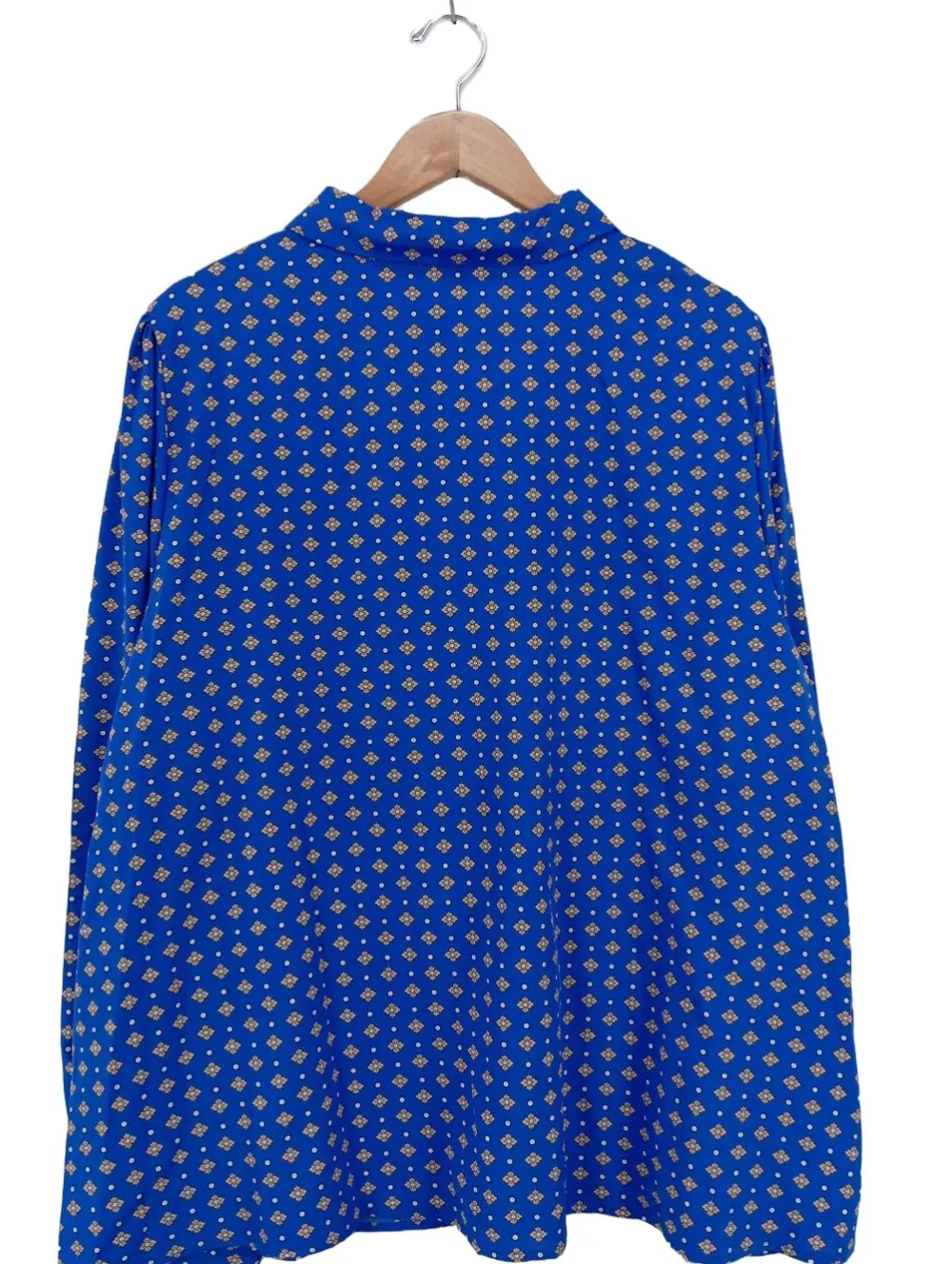 Hemden>SheIn Langarmhemd Größe 48 blau