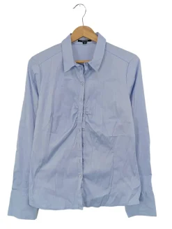 Hemden>Comma Langarmhemd Größe 40 blau