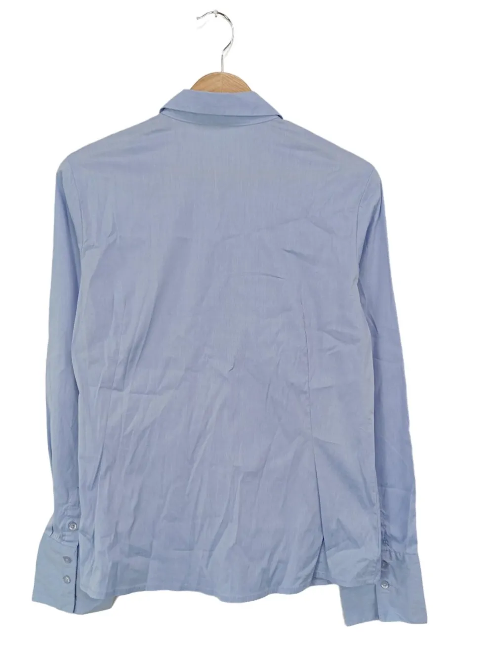 Hemden>Comma Langarmhemd Größe 40 blau