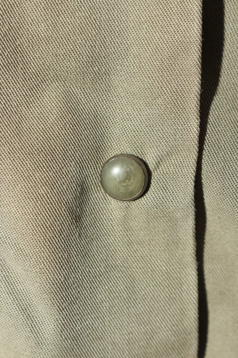 Hemden>Zara Trafaluc Langarmhemd Größe 40 khaki