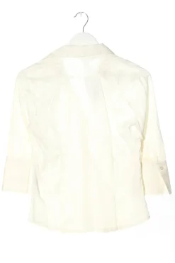 Hemden>H&M Langarmhemd Größe 36 wollweiß