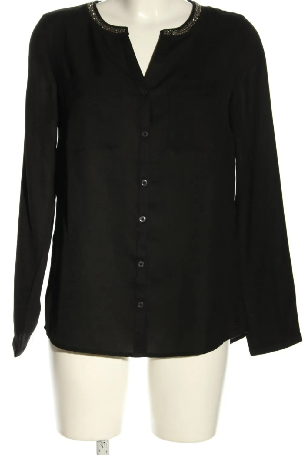 Hemden>s.Oliver Langarmhemd Größe 38 schwarz