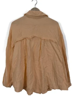 Hemden>Made in Italy Langarmhemd Größe 38 hellorange