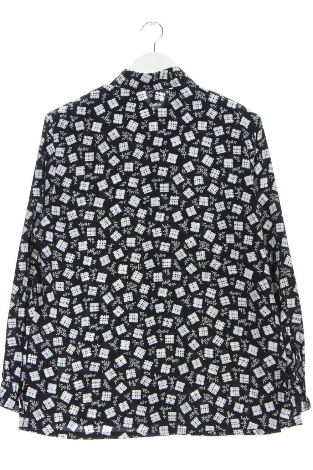 Hemden>tru Langarmhemd Größe 40 schwarzweiß