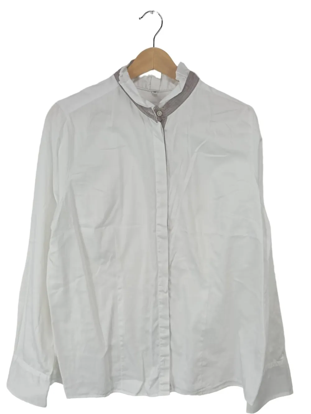 Hemden>by Mi Hamburg Langarmhemd Größe 46 weiß