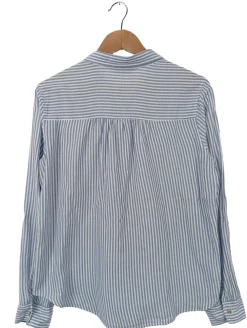 Hemden>Holister Langarmhemd Größe 38 blauweiß