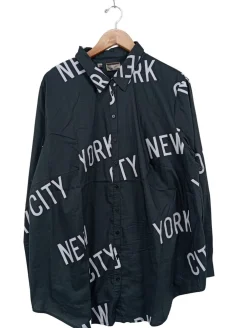 Hemden>bpc selection Langarmhemd Größe 52 schwarzweiß