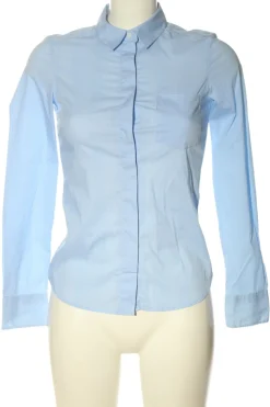 Hemden>H&M Langarmhemd Größe 32 blau
