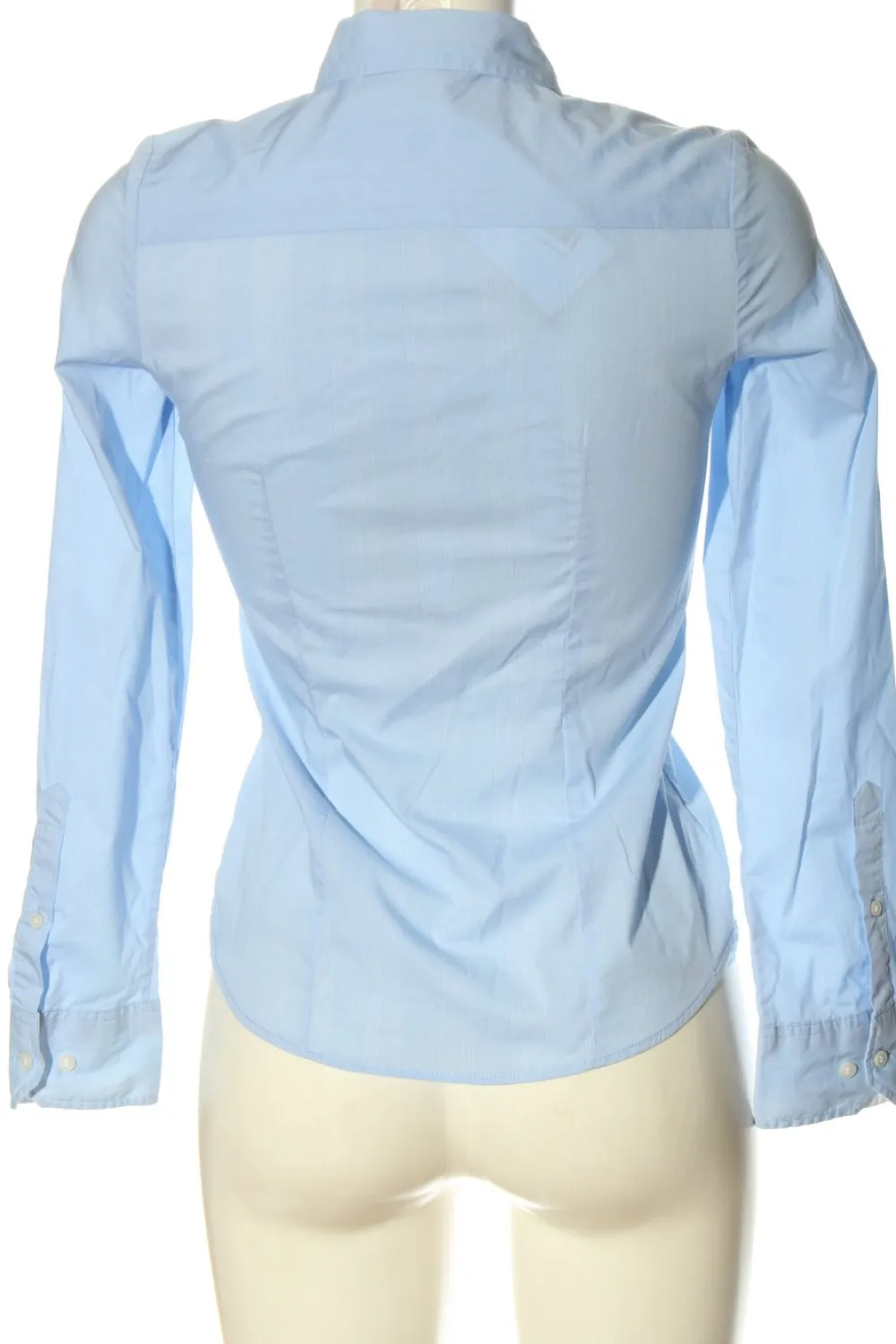 Hemden>H&M Langarmhemd Größe 32 blau