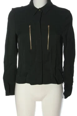 Hemden>Zara Basic Langarmhemd Größe 34 khaki