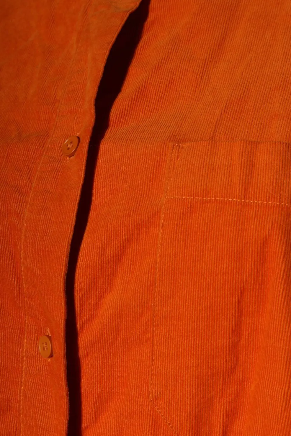 Hemden>Weekday Langarmhemd Größe 36 hellorange