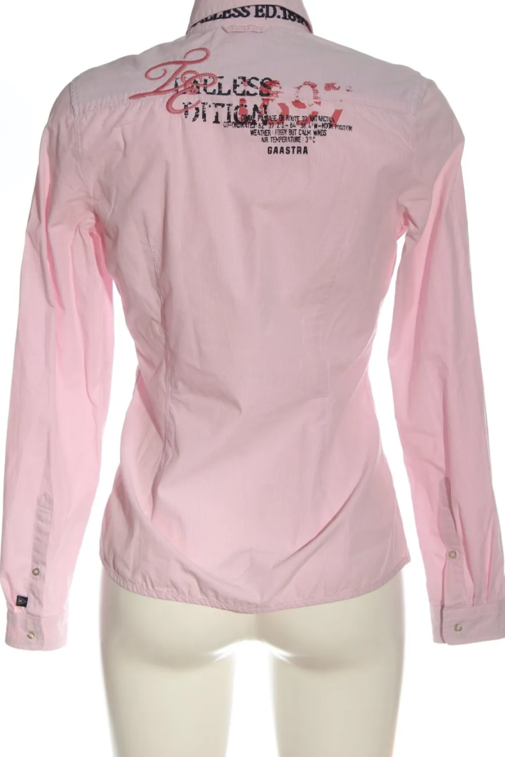 Hemden>Gastra Langarmhemd Größe 36 weißpink