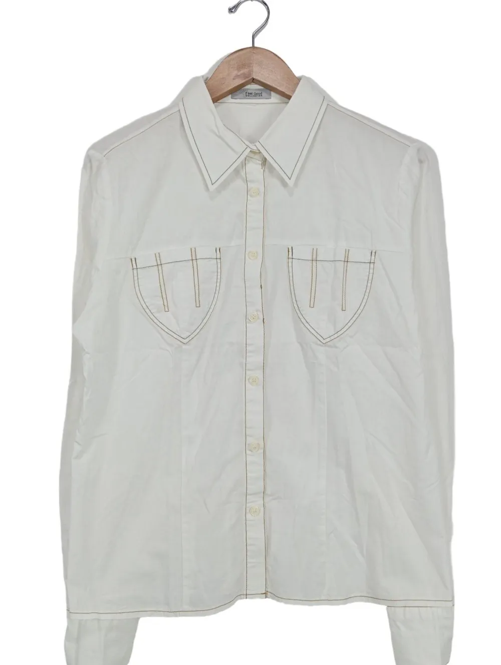 Hemden>Feel Good Collection Langarmhemd Größe 40 weiß