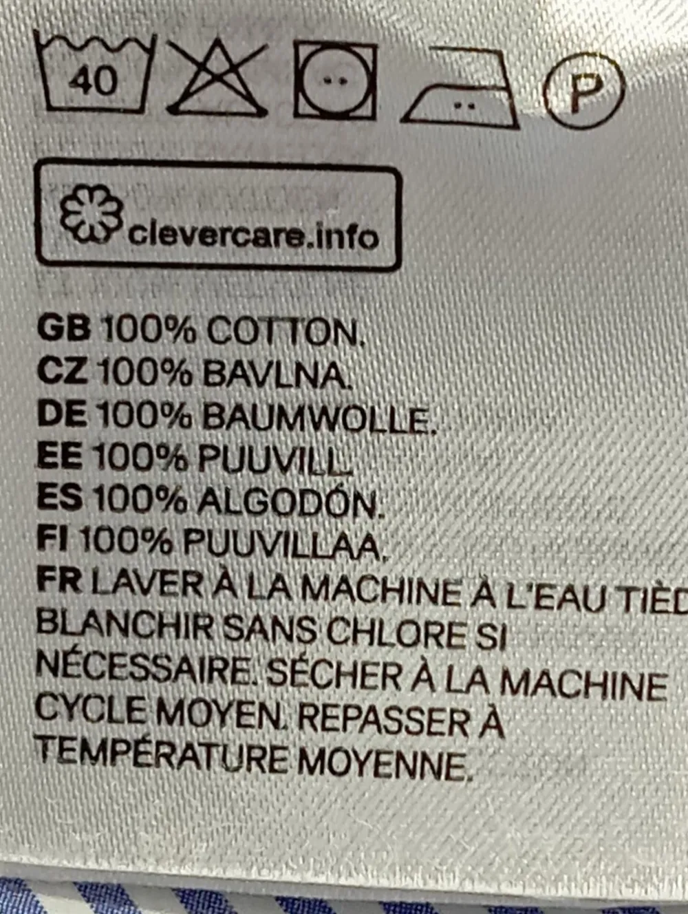 Langarmhemd Größe 40-H&M Hot