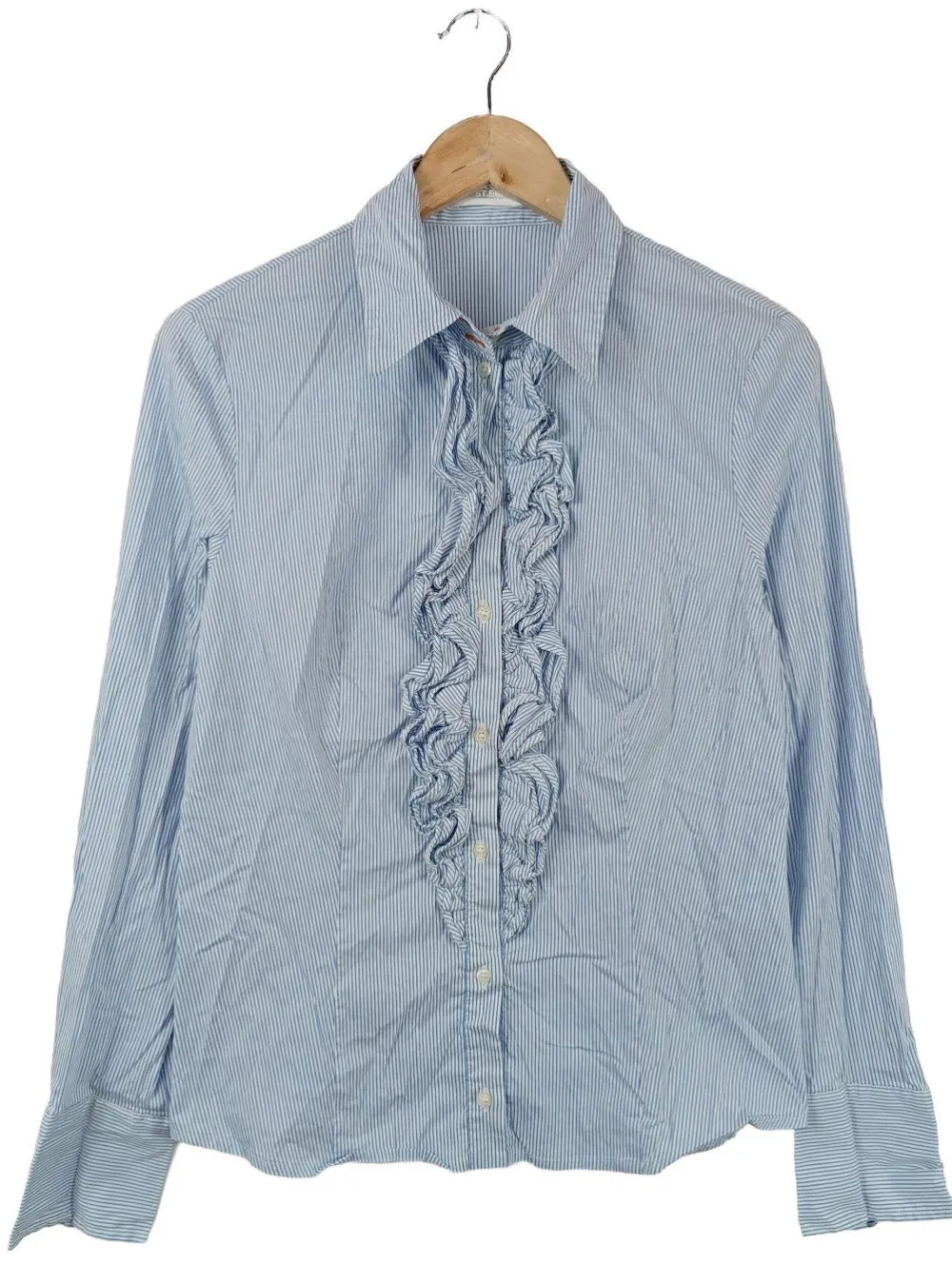 Hemden>St. emile Langarmhemd Größe 40 blauweiß