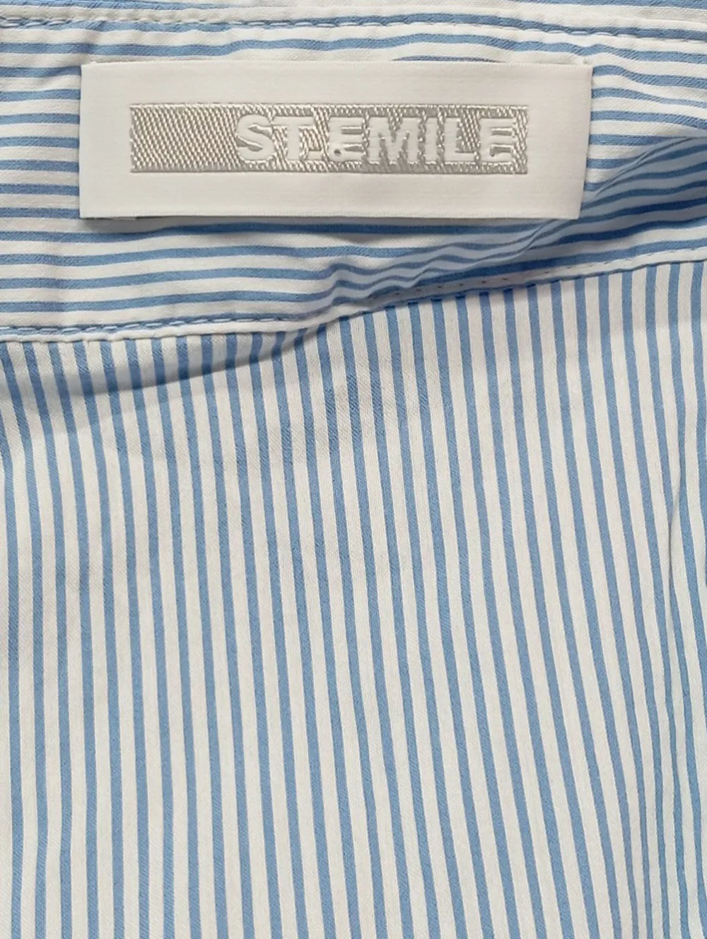 Hemden>St. emile Langarmhemd Größe 40 blauweiß