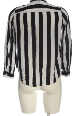 Hemden>H&M Langarmhemd Größe 32 schwarzhellgrau