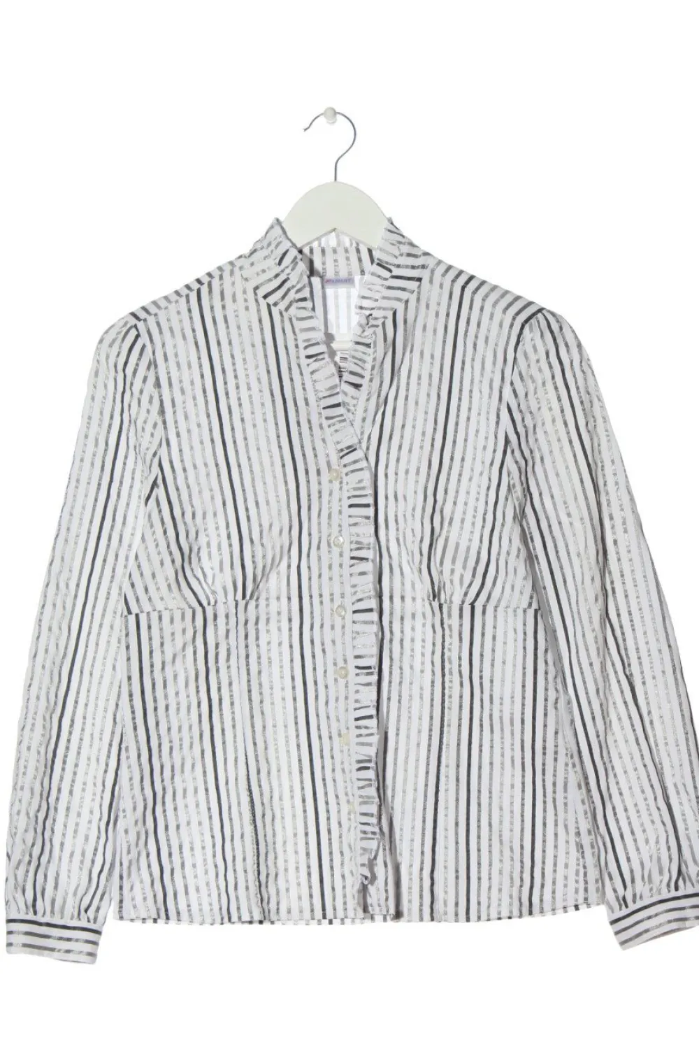 Hemden>Damart Langarmhemd Größe 40 weißschwarz