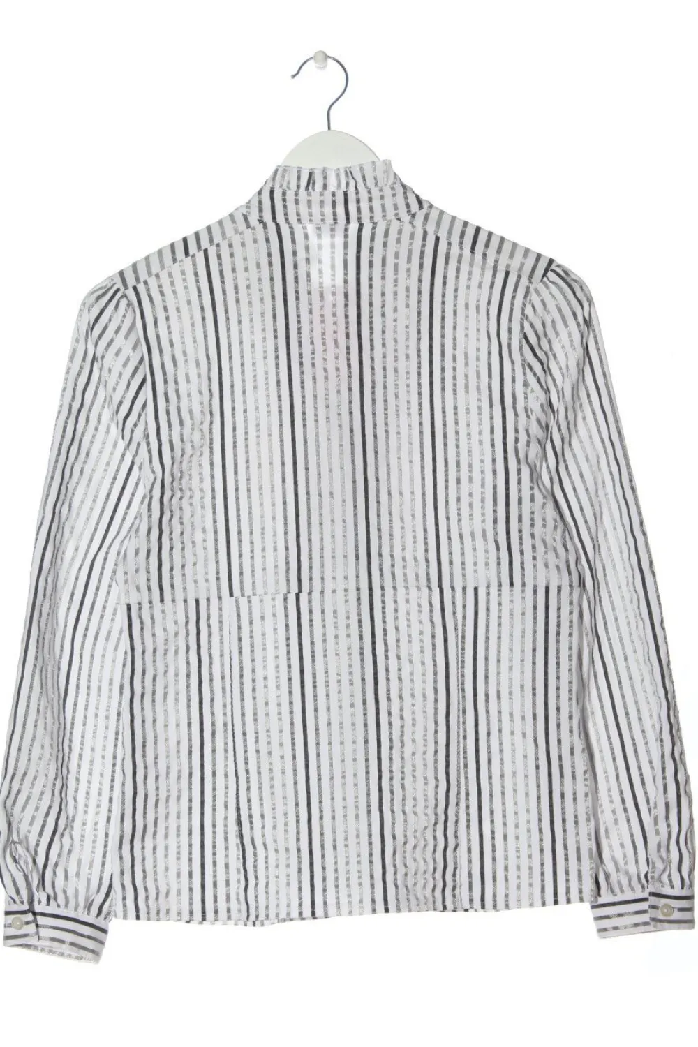 Hemden>Damart Langarmhemd Größe 40 weißschwarz