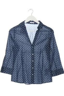 Hemden>Robert Friedman Langarmhemd Größe 36 weißdunkelblau