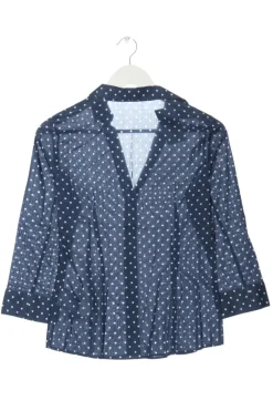 Hemden>Robert Friedman Langarmhemd Größe 36 weißdunkelblau