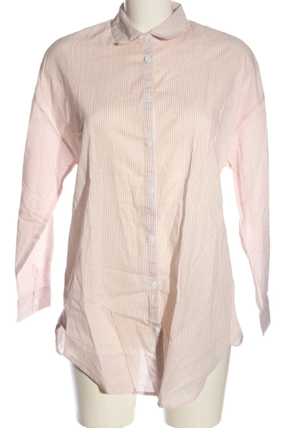 Hemden>Stradivarius Langarmhemd Größe 38 pink