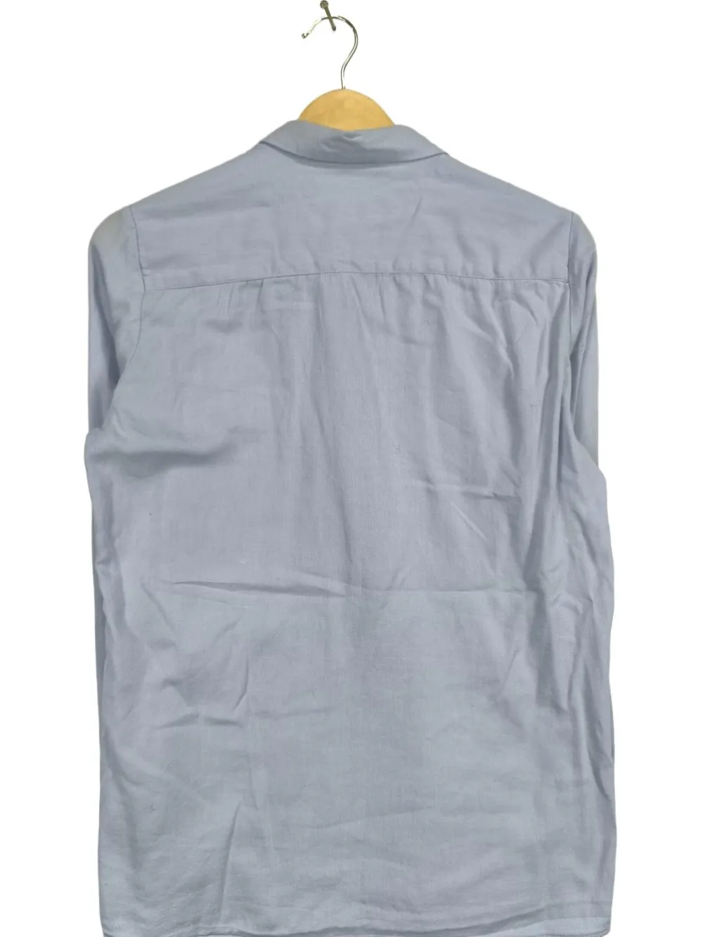 Hemden>Yaya Langarmhemd Größe 34 blau