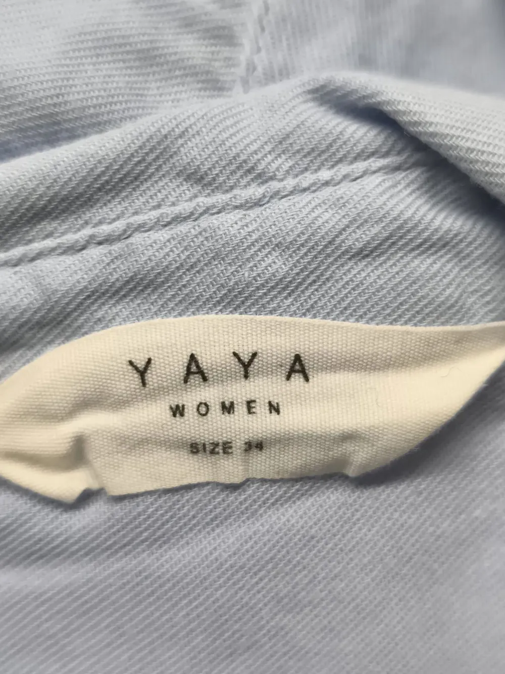 Hemden>Yaya Langarmhemd Größe 34 blau