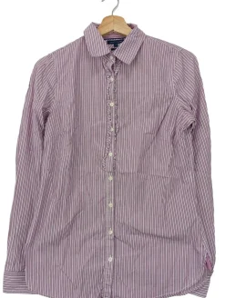 Hemden>Tommy Hilfiger Langarmhemd Größe 38 lilaweiß