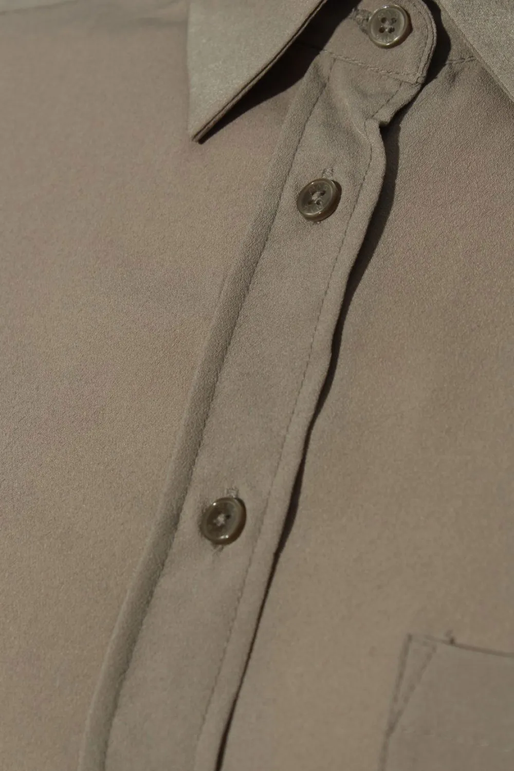 Hemden>Mango Langarmhemd Größe 34 braun