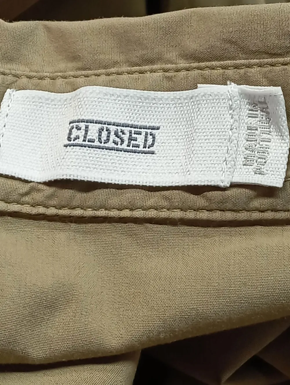 Hemden>Closed Langarmhemd Größe 38 grüngrau