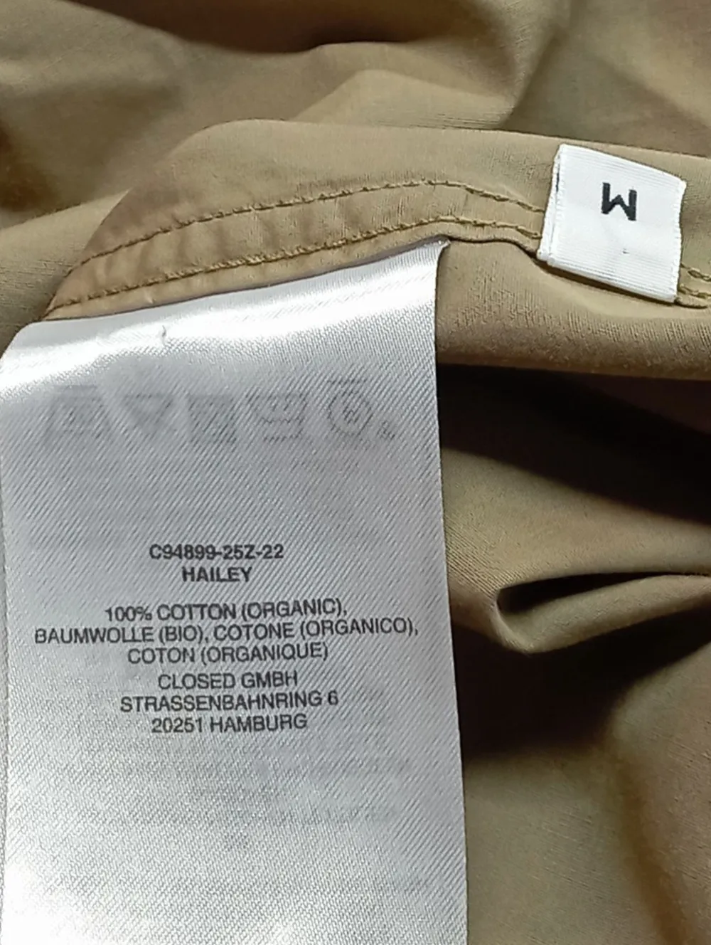 Hemden>Closed Langarmhemd Größe 38 grüngrau