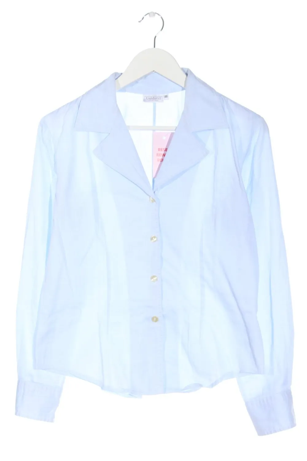 Hemden>guiducci Langarmhemd Größe 40 blau