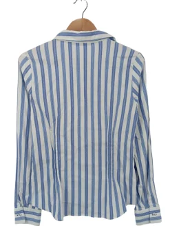 Hemden>Aust Langarmhemd Größe 36 blauweiß