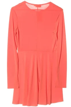 Kleider>Flounce London Langarmkleid Größe 38 rot