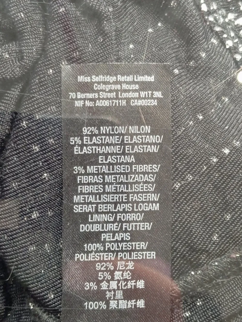 Langarmkleid Größe 34-Miss Selfridge Hot