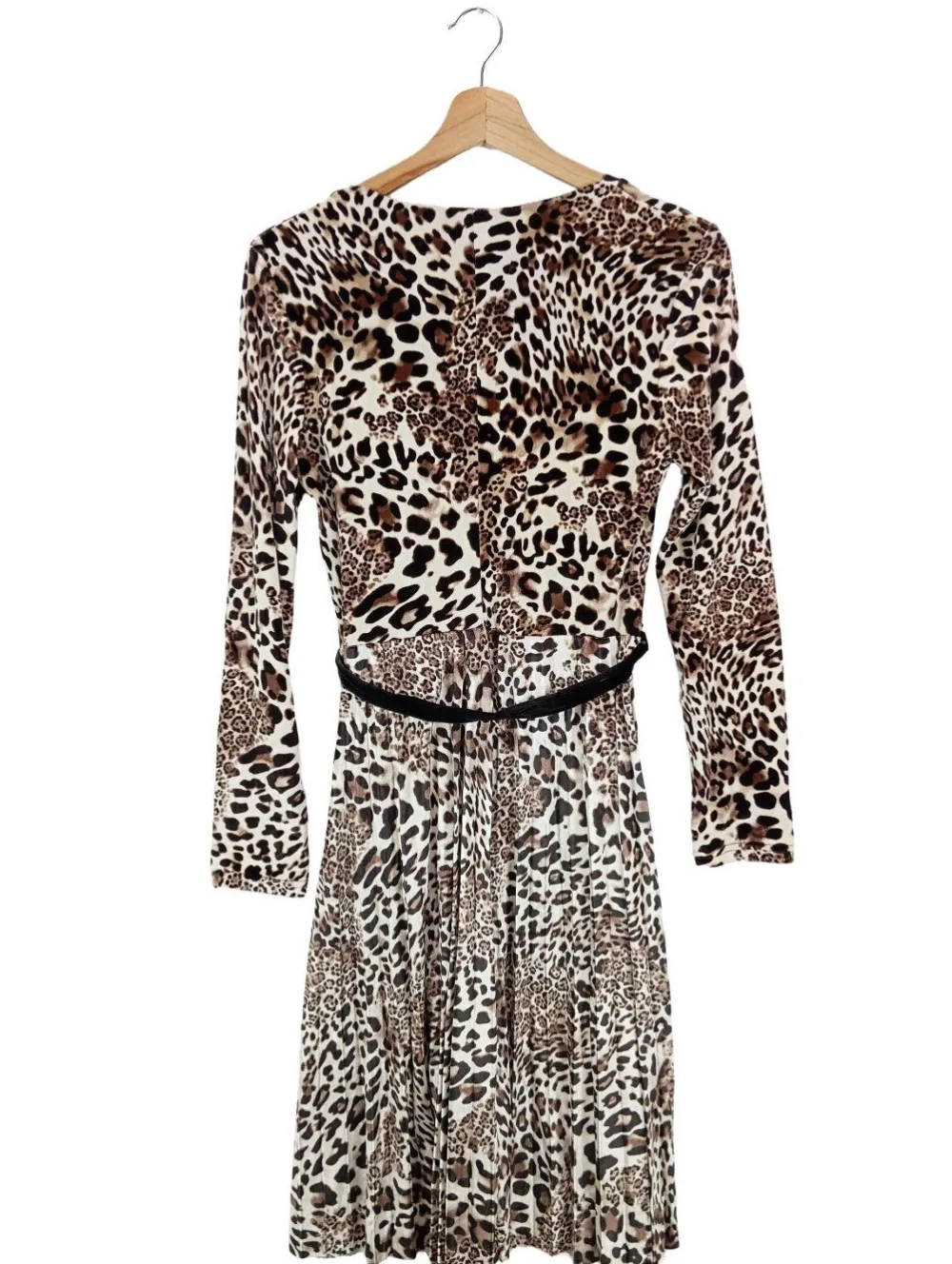 Kleider>Todayu2019s Queen Langarmkleid Größe 36 braunwollweiß