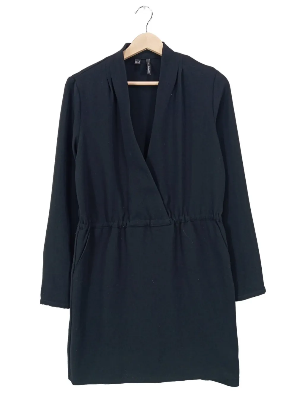 Kleider>Mango Langarmkleid Größe 36 schwarz