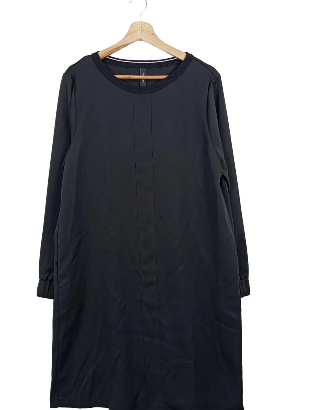 Kleider>Marc Cain Langarmkleid Größe 40 schwarz