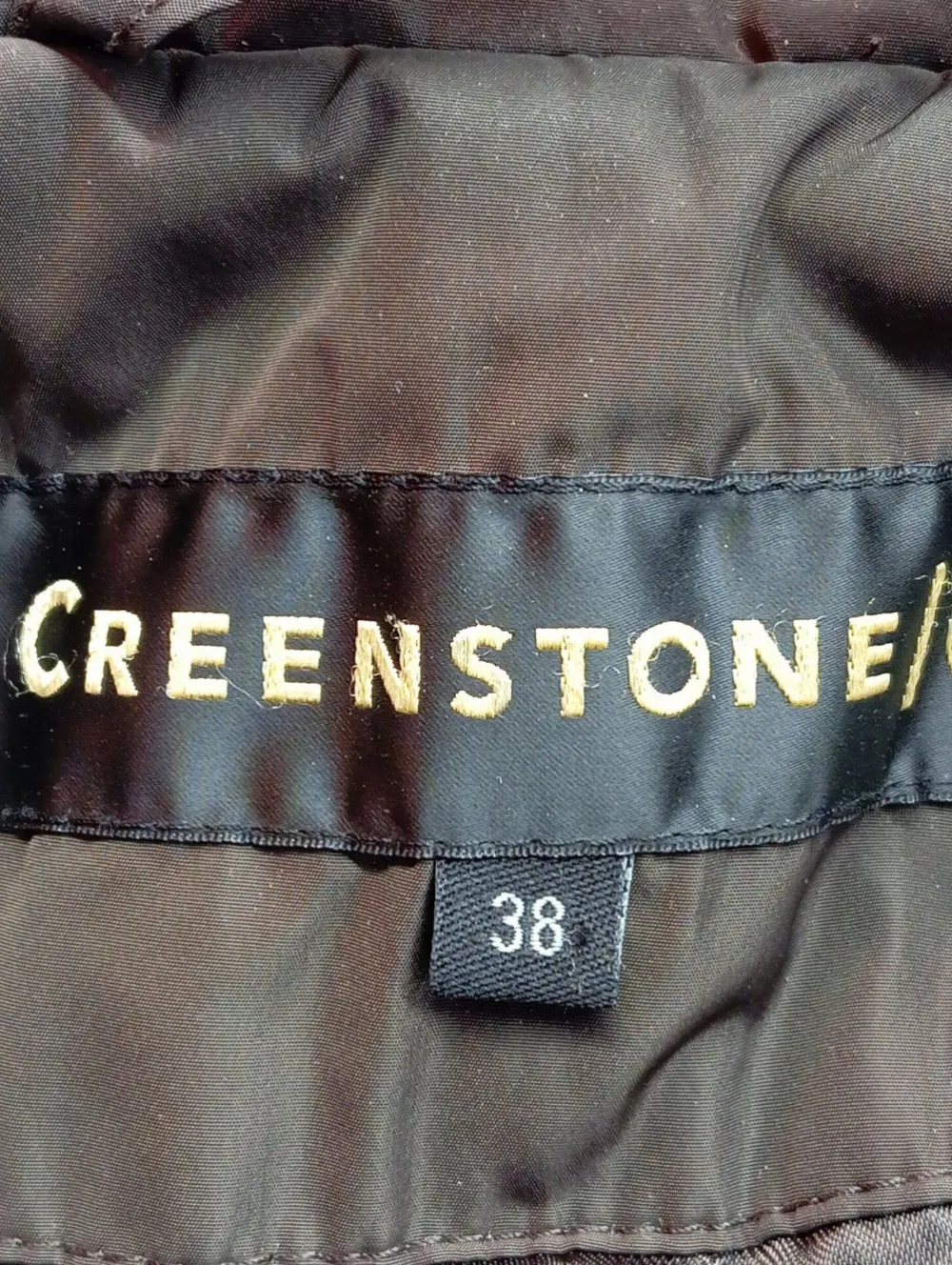 Jacken>Creenstone Lange Jacke Größe 38 khaki