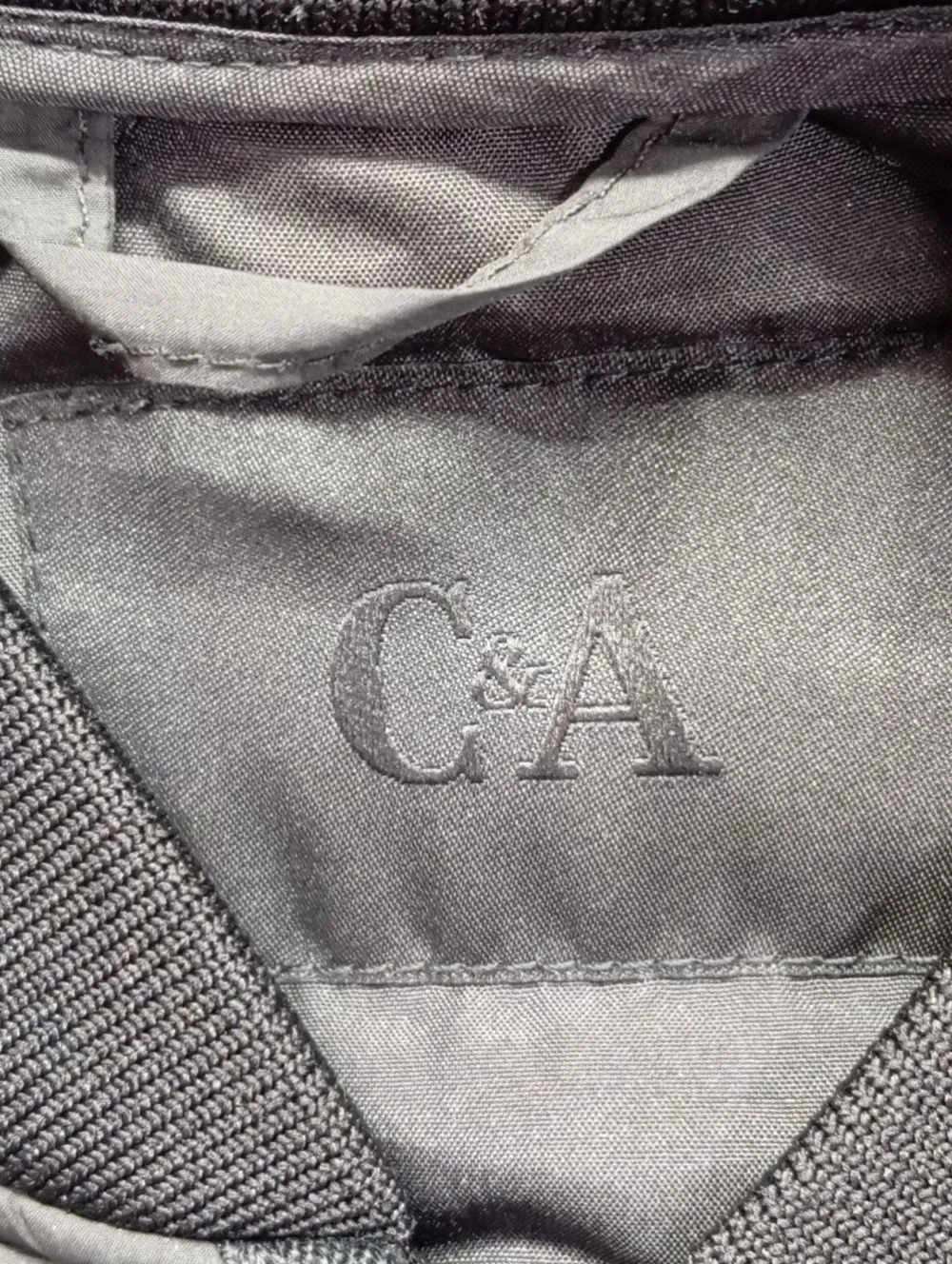 Jacken>C&A Lange Jacke Größe 44 schwarz