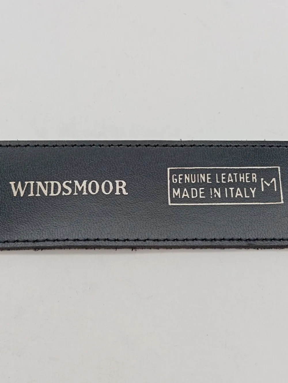 Gürtel>Windsmoor Ledergürtel schwarzhellorange