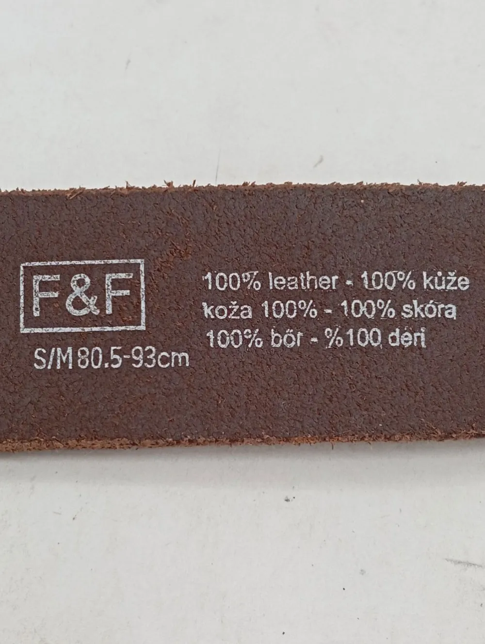 Ledergürtel Größe 80-F&F Online