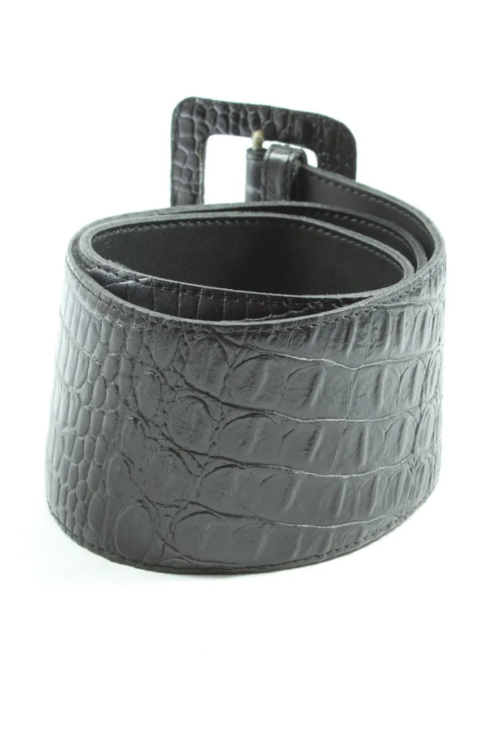 Gürtel>Carlo Colucci Ledergürtel Größe 85 schwarz