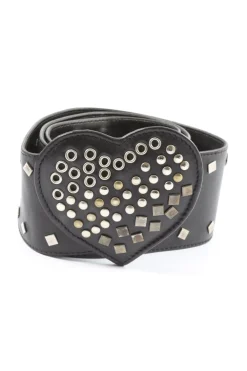 Gürtel>Zucchero Ledergürtel Größe 80 schwarz