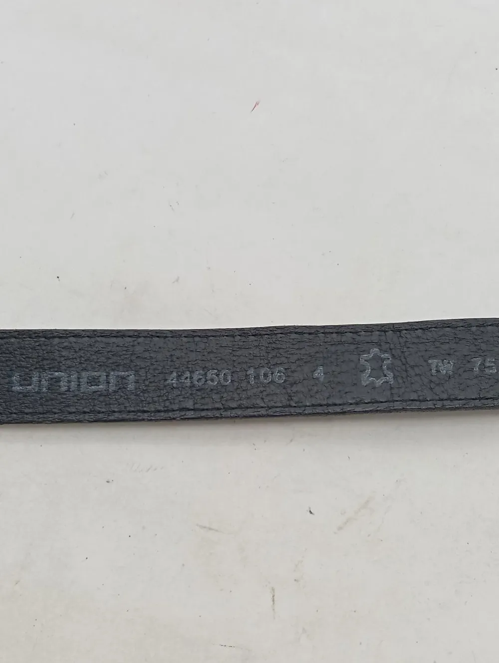 Gürtel>Union Ledergürtel Größe 75 schwarz