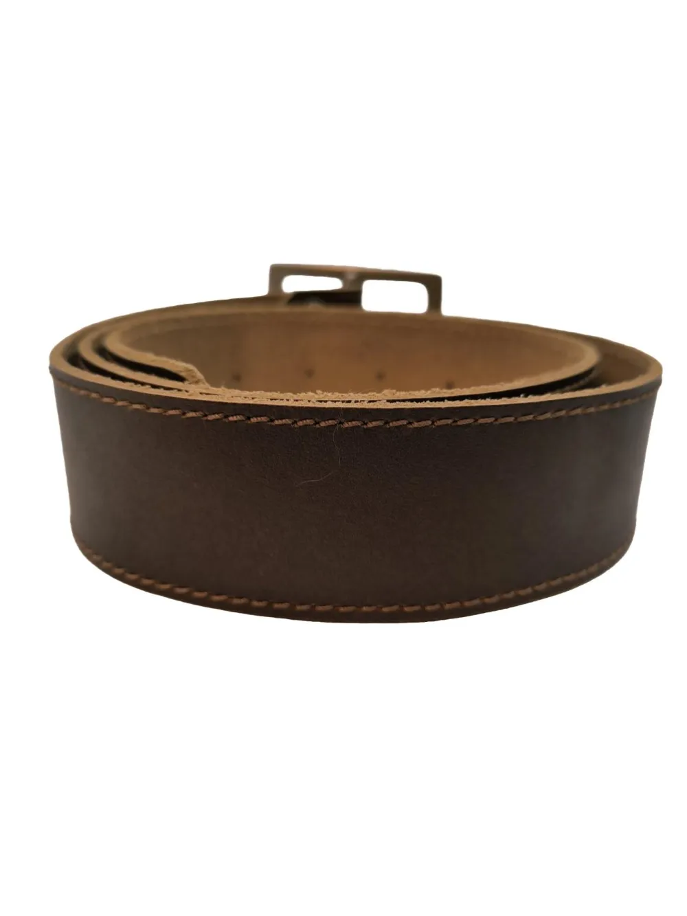 Gürtel>Pieces Ledergürtel Größe 85 braun